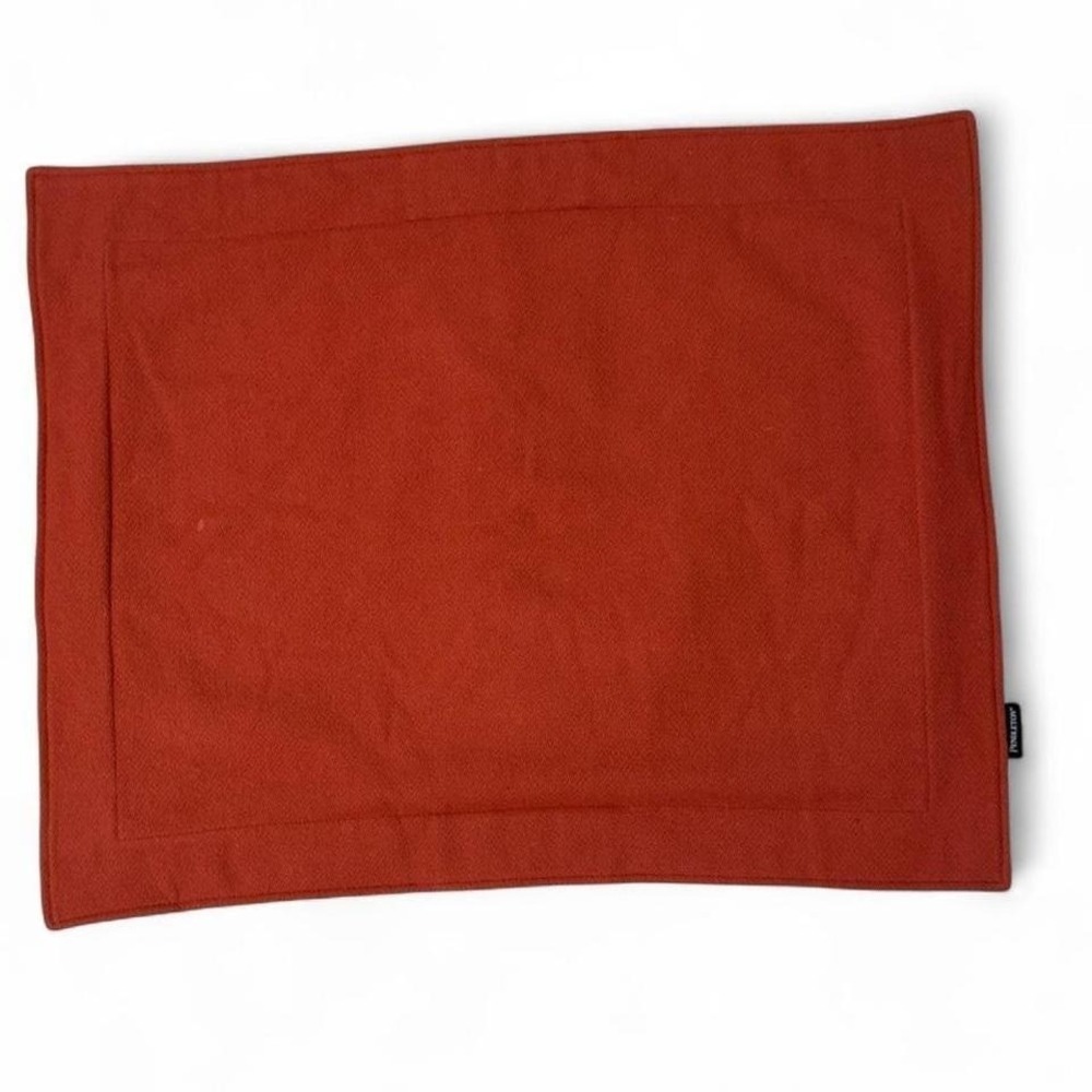 Pendleton orange‎ wool pillow sham standard size envelope back 23"x 29"